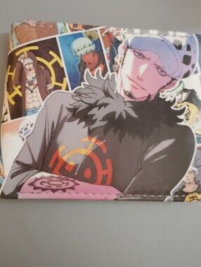 New one piece Trafalgar law anime manga leather wallet